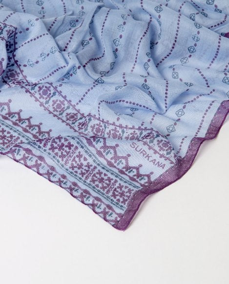 SURKANA Foulard stampato rettangolare 36MOVI221-227
