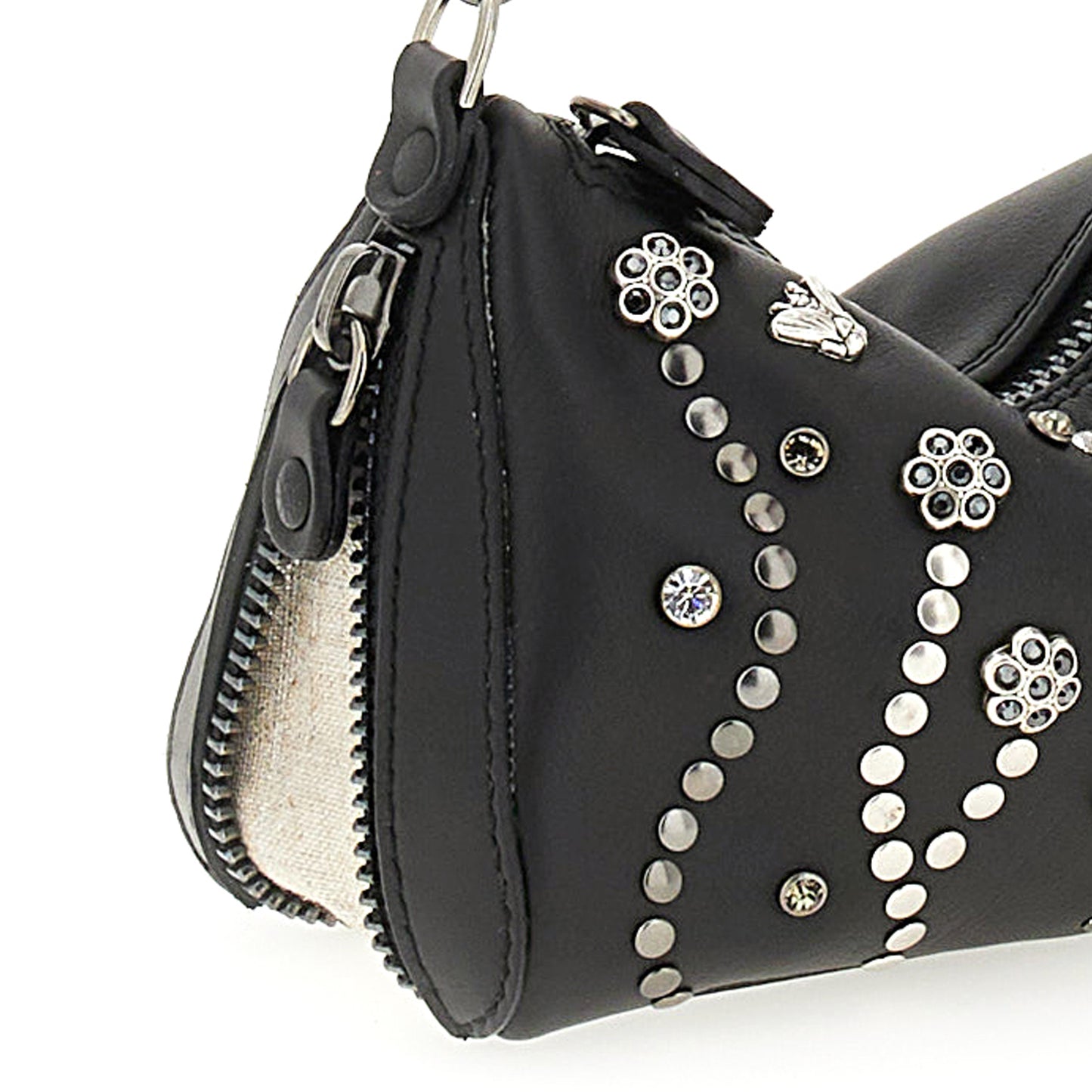 GABS PEPITA VITELLO BORCHIE STRASS