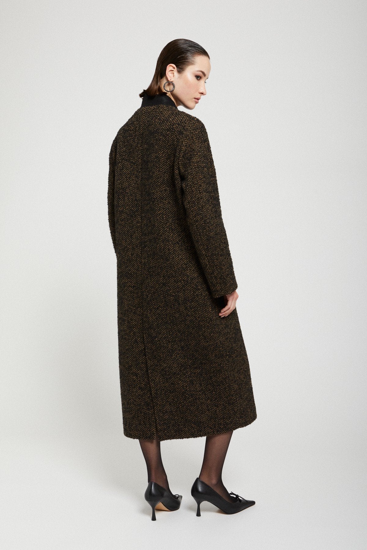 OTTOD'AME CAPPOTTO DOPPIOPETTO TWEED
