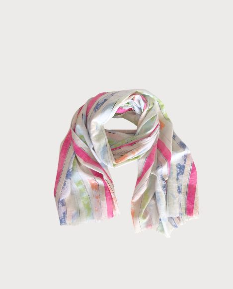 SURKANA Foulard  a righe cotone   36MONA221