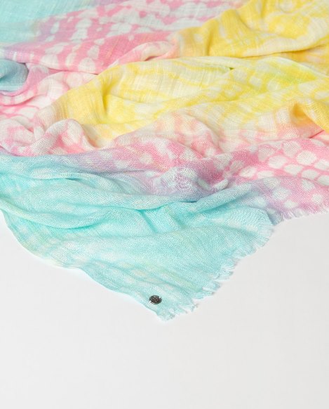 SURKANA Foulard a righe tie dye    36MORA221