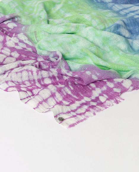 SURKANA Foulard a righe tie dye    36MORA221