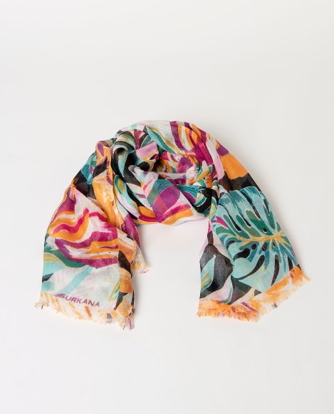 SURKANA Foulard stampato rettangolare   36MOVI221-227