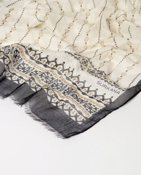 SURKANA Foulard stampato rettangolare   36MOVI221-227