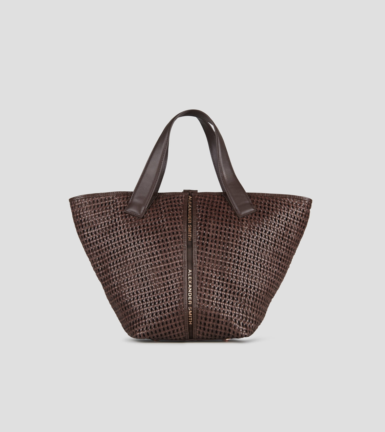 ALEXANDER SMITH LAUREN PELLE INTRECCIATA M Borsa a mano e tracolla