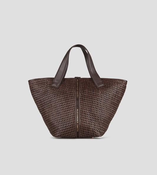 ALEXANDER SMITH LAUREN PELLE INTRECCIATA M Borsa a mano e tracolla